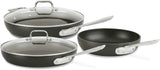 All-Clad HA1 Hard Anodized Non Stick Fry Pan Set 2 Piece, 8, 10 Inch, Induction, Oven Broiler Safe 500F, Pots and Pans Set, Kitchen Frying Pans, Skillets, Premium Cookware, Home, Dishwasher Safe Black