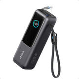 Anker Laptop Power Bank,25,000mAh Portable Charger with 165W Total Output,3 USB-C Ports (100W Max Each),Built-in Retractable Cables,Flight-Ready,for iPhone 17/16 Series,MacBook,Samsung,and More