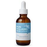 Hyaluronic acid serum for skin, 100% pure, anti-aging, intense hydration, non-greasy, paraben-free, 2oz