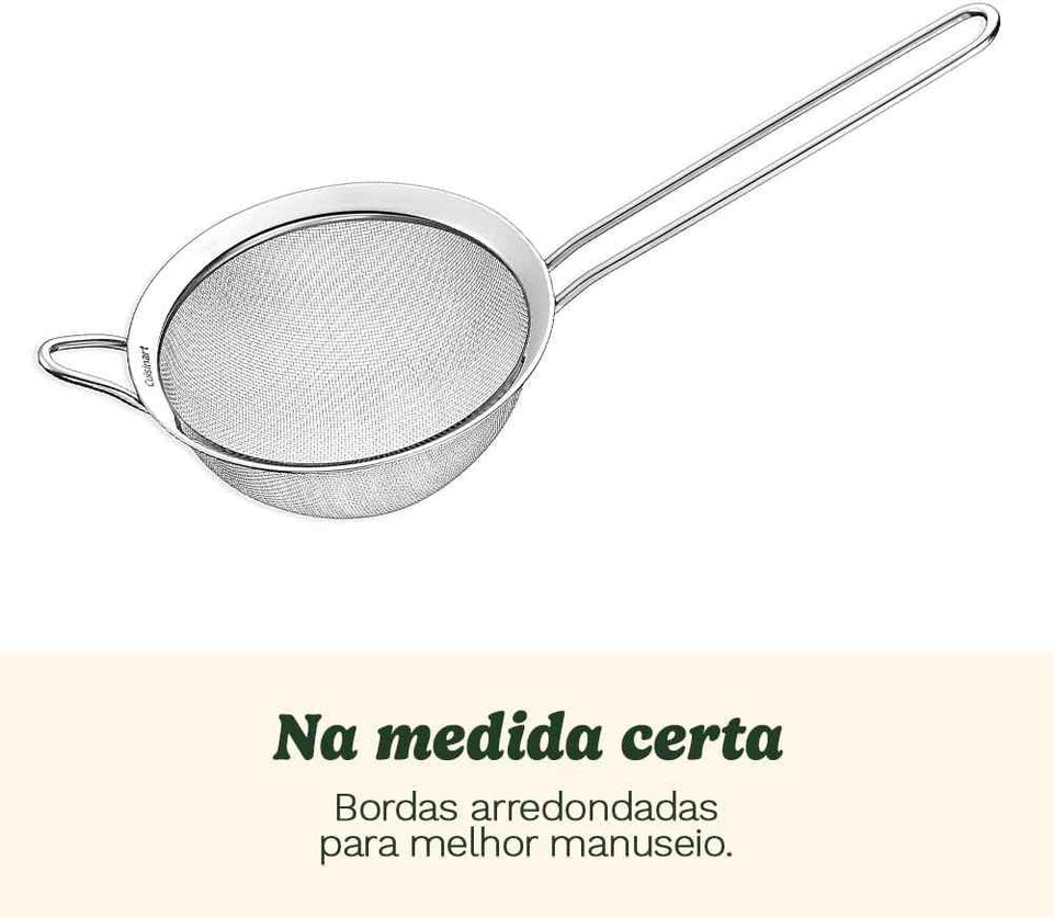 Cuisinart Mesh Strainers, 3-Count Set with Stainless Steel Mesh and Lifetime Warranty