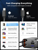 ‹ېUpgraded‹ÛÔ SUPERONE Retractable Car Charger 4 in 1, Fast Car Phone Charger with Cord 2.6ft, USB C and Apple Car Adapter, Compatible with iPhone 17 16 15/15 Pro Max/14/13/12/11, Galaxy, Pixel - Zynora