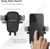 iOttie Car Charger Easy One Touch Wireless 2 Qi Charging DasBVoard Phone Mount for iPhone, Samsung Galaxy, Huawei, LG, Smartphones
