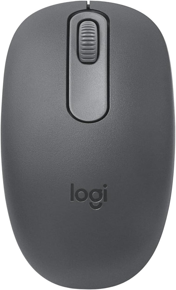 Logitech M196 Bluetooth Wireless Mouse, Compact and Portable Mouse for Laptops, Tablets and More, 12-Month Battery, Smooth Tracking, Compatible with PC and Mac, Windows and macOS - Graphite