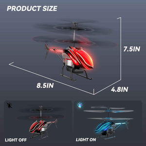 BUSSGO RC Helicopter 30Mins Flight, 7 LED Light Modes, Altitude Hold, RC Toys for Kids