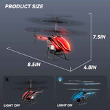 BUSSGO RC Helicopter 30Mins Flight, 7 LED Light Modes, Altitude Hold, RC Toys for Kids