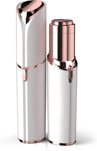Facial Hair Remover for Women - as Seen on TV Painless Face Shaver - Electric Hair Removal Device for Face Lips Peach Fuzz with Light (White)