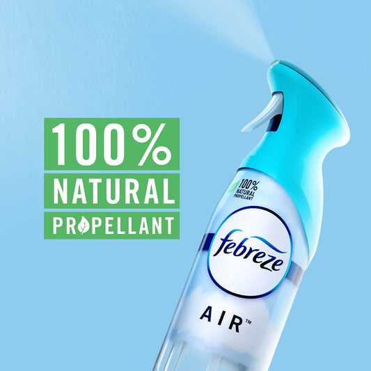 Febreze Air Mist Air Freshener Spray, Odor-Fighting Room Spray, Air Fresheners for Home and Bathroom and Kitchen, Aerosol Can, Linen & Sky Scent, 8.8oz, 2 Count