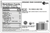 yupik organic raw cashews 2.2lb kosher gluten-free non-gmo vegan unsalted