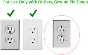Sleek Socket original flat ultra-thin outlet concealer with extension cord kit, 3ft, multi-outlet power strip for home improvement