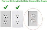Sleek Socket Original & Patented Flat Ultra-Thin Outlet Concealer with Extension Cord Kit, Multi Outlets Power Strip, Ideal for Home Improvement, Hide Bulky and Messy Cords, 3ft
