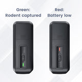OW-2 Indoor Electric Mouse Trap 2 PCS, Instant Kill Rodent Zapper with Pet Safe Trigger, Black