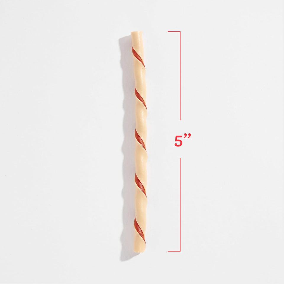 DreamBone twist sticks, made with real chicken, rawhide-free chews for dogs, 50 count, durable and healthy