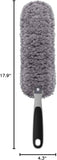 MR.SIGA Lint-Free Microfiber Duster, Washable for Household Cleaning in Gray