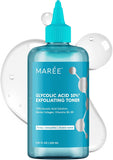 maree glycolic acid toner 10% exfoliating skin brightener for face dark spots acne scars