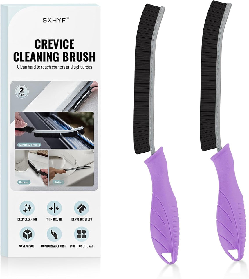 sxhyf crevice cleaning brush hard bristle grout scrub brush for bathroom kitchen household cleaning