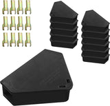 Anblak Mouse Station with Keys Black 6 Pack, Key Required Mouse Stations, Mice Stations, Keeps Children and Pets Safe Indoor & Outdoor
