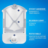 ZEVOM Compatible 2 Device Plug in Fruit Fly Traps with 2 Cartridges for Indoor Bug Catcher