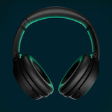 Bose QuietComfort Headphones - Wireless Bluetooth Headphones, Active Over Ear Noise Cancelling and Mic, USB-C Charging, Deep Bass, Up to 24 Hours of Playtime, Black