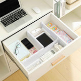 Drawer Dividers Dresser Drawer Organizer 3 Pack Adjustable Kitchen Drawers Divider Plastic Separators for Clothes Desk Office Storage