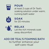 Dr Teal's Epsom Salt Magnesium Soak, Relax & Relief with Eucalyptus & Spearmint Essential Oils, 3 lbs