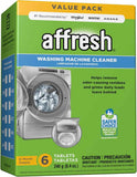 Affresh Washing Machine Cleaner, Helps Power Away Odor Causing Bacteria & Grime Deep Inside Pump, Valve & Hoses, 6 Time Release Tablets, 6 Month Supply