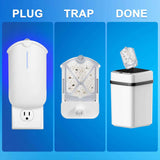 ZEVOM Compatible 2 Device Plug in Fruit Fly Traps with 2 Cartridges for Indoor Bug Catcher
