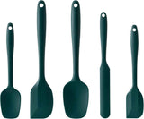 Silicone Spatula Set, 5 Piece Food Grade Rubber Spatulas for Baking, Cooking, and Mixing High Heat Resistant Non Stick Dishwasher Safe BPA-Free (Multicolor)