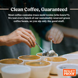 Bulletproof original medium roast 100% Arabica ground coffee 12 oz clean coffee tested