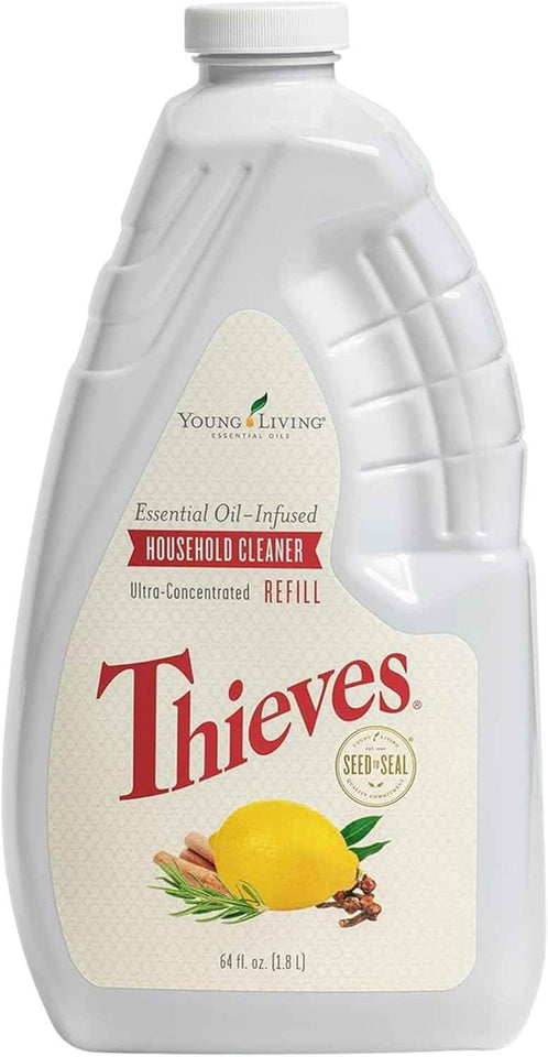 Thieves Household Cleaner | 14.4 oz | Plant-Based Multi-Surface Solution Infused with Essential Oils | Dilute for Floors, Carpets, Glass, Counters, Appliances, and General Home Cleaning