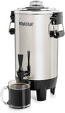 Homecraft 100-Cup Coffee Urn and Hot Beverage Dispenser with Dripless Faucet, Quick-Brewing, Stainless Steel