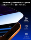 MAGIC JOHN 2 Pack for iPhone 17 Pro Max 6.9 inch Privacy Glass Screen Protector-[Anti-Spy] Auto Dust-Elimination, Bubble Free, Easy Installation, Daily Drop Protection