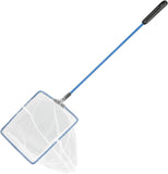 AQUANEAT 4-inch Aquarium Fish Net for small fish tank cleaning, food waste skimmer for small ponds and pools