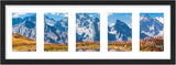 Vittanly 11x14 Collage Picture Frame, Displays 5Pcs 4x6 Pictures with Mat or 1Pcs 11x14 without Mat for Wall Mounting, Picture Frames Collage Wall Decor in Black, 1 Pack