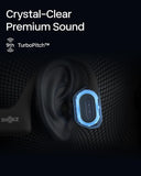 SHOKZ OpenRun Pro-Bone Conduction Headphones, Open-Ear Bluetooth Wireless Sport Headphones for Running and Workout, Sweat Resistant, Long Battery Life, Premium Deep Bass, Mic，with Hair Band, Black