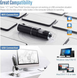 Skybasic 50X-1000X magnification wireless digital microscope with adjustable stand and HD USB camera