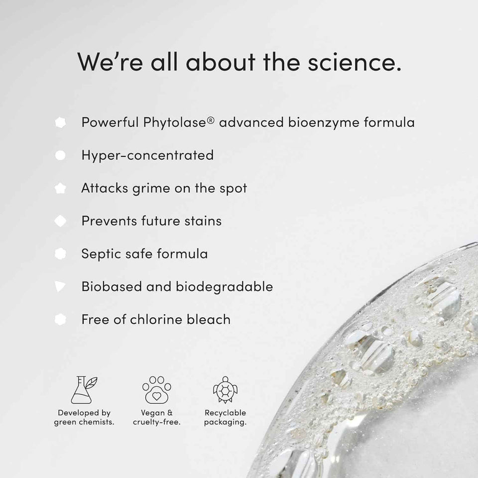 Dirty Labs Probiotic Toilet Bowl Cleaner Powder with Phytolase Bio Enzymes, Septic-Safe and Biodegradable, Verdure Scent