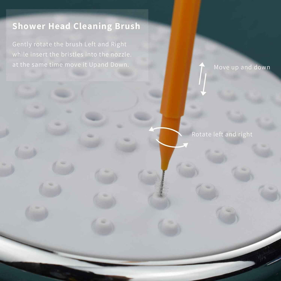 Shower Head Cleaning Brush with Angled Design for Bathroom Pipes and Car Washers Cleaning Tool