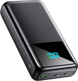 Portable Charger Power Bank 50000mAh, USB-C PD 30W Fast Charging, High Capacity External Battery Pack for Camping, Portable Phone Charger for iPhone 17/16/15/14/13/12/11 Samsung Android (Black)