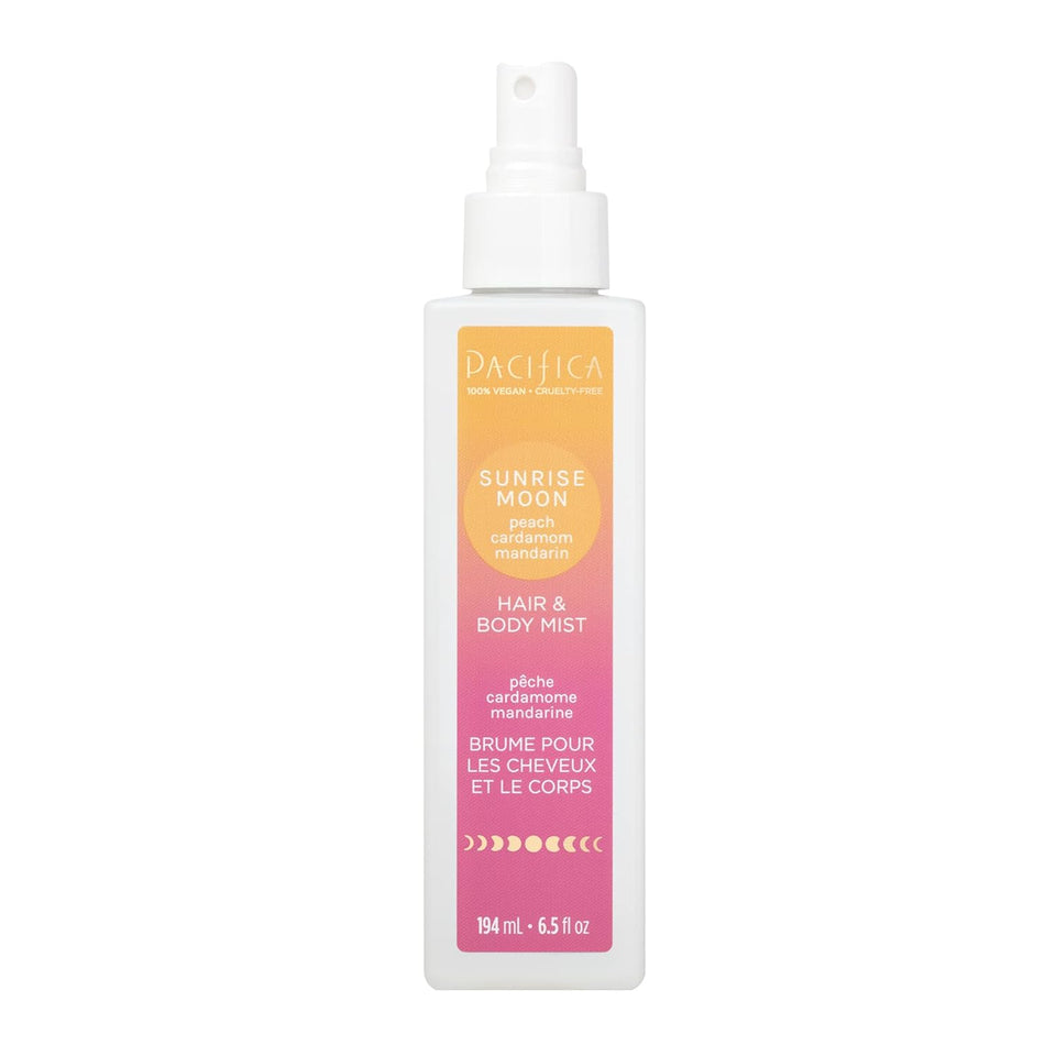 pacificas island vanilla 6oz hair and body mist, paraben-free, no alcohol, vegan and cruelty-free for women