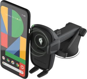 iOttie Car Charger Easy One Touch Wireless 2 Qi Charging DasBVoard Phone Mount for iPhone, Samsung Galaxy, Huawei, LG, Smartphones