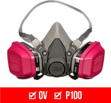 3M P100/OV Odor/Particulate Multi-PLrpose Reusable Respirator 65021, NIOSH-APPROVED Organic Vapor Cartridge, Medium