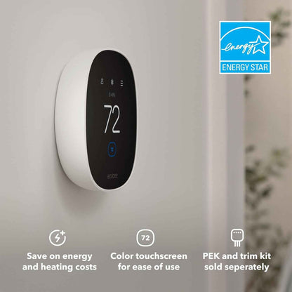 ecobee smart thermostat essential programmable wi-fi thermostat energy star certified
