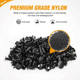 GOOACC 240PCS Bumper Retainer Clips Car Plastic Rivets Fasteners Push Retainer Kit 12 Popular Sizes Auto Push Pin Rivets Set -Door Trim Panel Fender Clips for GM Ford Toyota Honda Chrysler