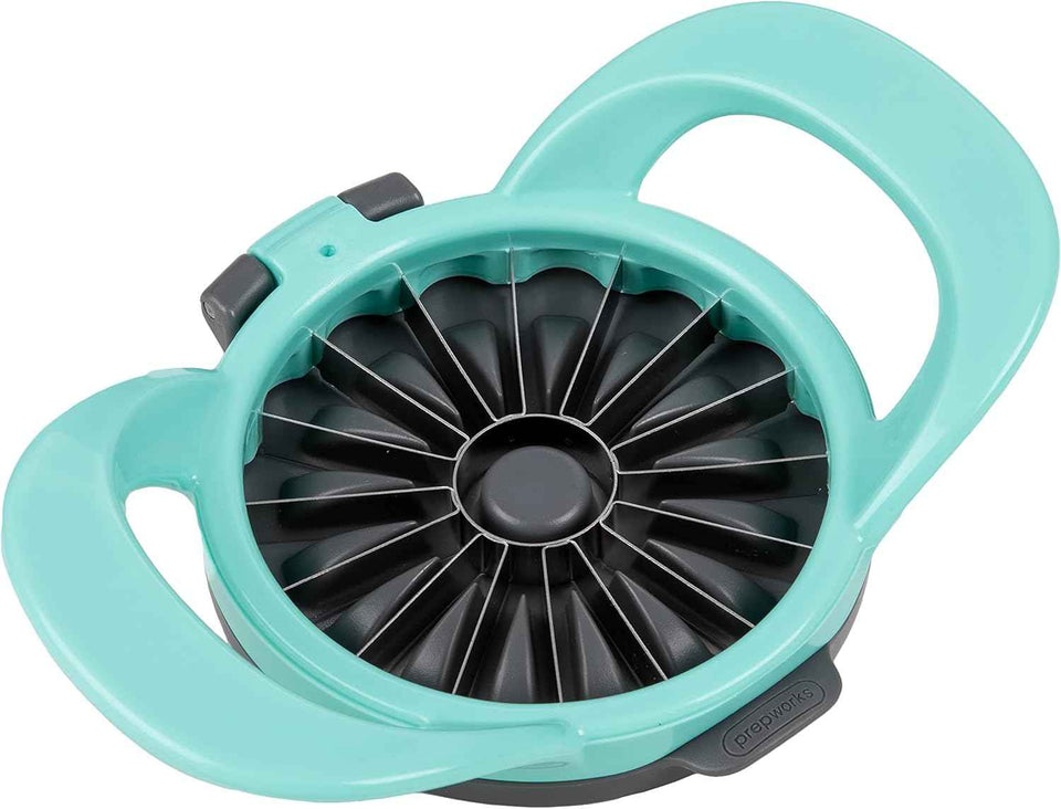 PrepWorks Dishwasher Safe Apple Slicer and Corer – 16-Slice Thin Apple Cutter with Safety Cover