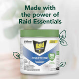 Raid Essentials Fruit Fly Trap for Indoors, 5.4 oz, Child and Pet Safe