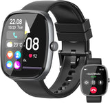 Smart Watch for Women Men, 1.85" HD Fitness Watch with 120 Sports Modes, 5.3 Bluetooth Call, 250+ Custom Dials, Heart Rate/Sleep Monitor Fitness Tracker, IP68 Waterproof Smartwatch for Android iOS
