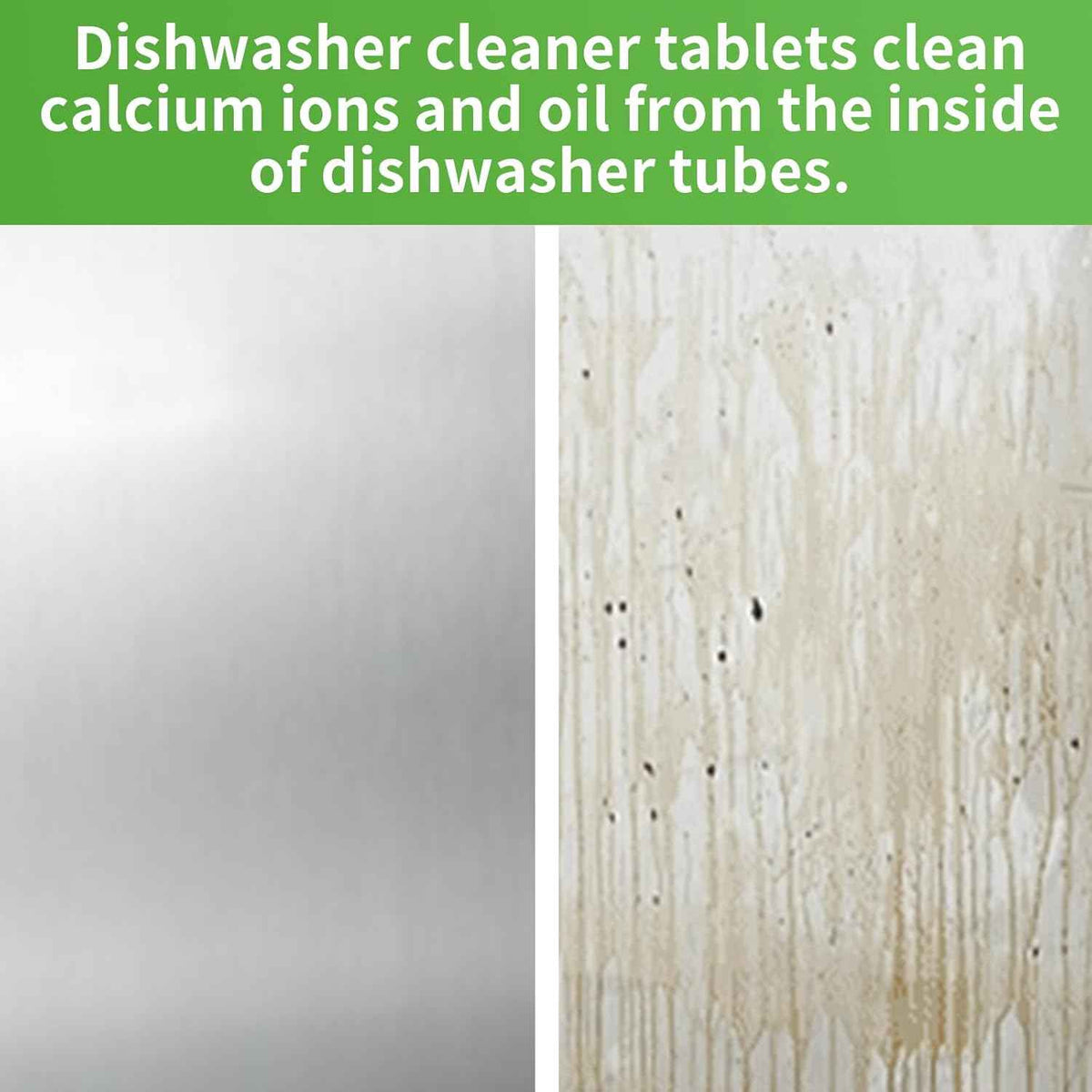Dishwasher Cleaner and Deodorizer Tablets, 24 Pack - Helps Remove Limescale & Odor, Prevents Buildup in Pipes, Safe for All Dishwashers, Lemon Scent - 12 Month Supply