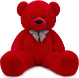 MaoGoLan Giant Teddy Bear 4 Feet,Adorable and Cuddly Big Bear Stuffed Animal 47", Classic Teddy Bear Plush Gift Decoration for Baby Shower,Party,Birthday,Valentines Day,Tan