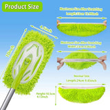 reusable dry sweeping cloths microfiber wet mop pads compatible with swiffer sweeper mop