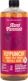 Aunt Fannie's FlyPunch Fruit Fly Trap for Indoor and Kitchen Use, Ready to Use, Made with Plant Based Ingredients, Safe Near Food, Each Bottle Lasts Up to 30 Days, Pack of 2